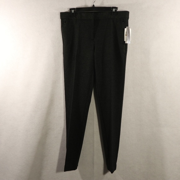 Amanda & Chelsea Black Knit Slim Legs Pants Sz 12 - Picture 2 of 8